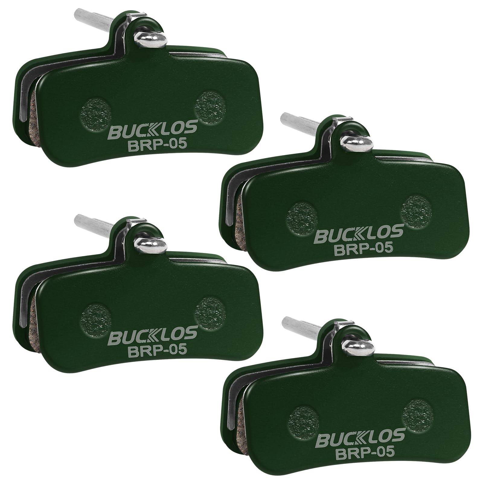 Photo 1 of BUCKLOS Bike Disc Brake Pads - Bicycle Disk 4 Piston Pads for Shimano D02S D03S Saint Deore XT XTR SLX Zee/Tektro/TRP for Mountain Bike/Road Bike/Ebike/MTB(Ceramic)