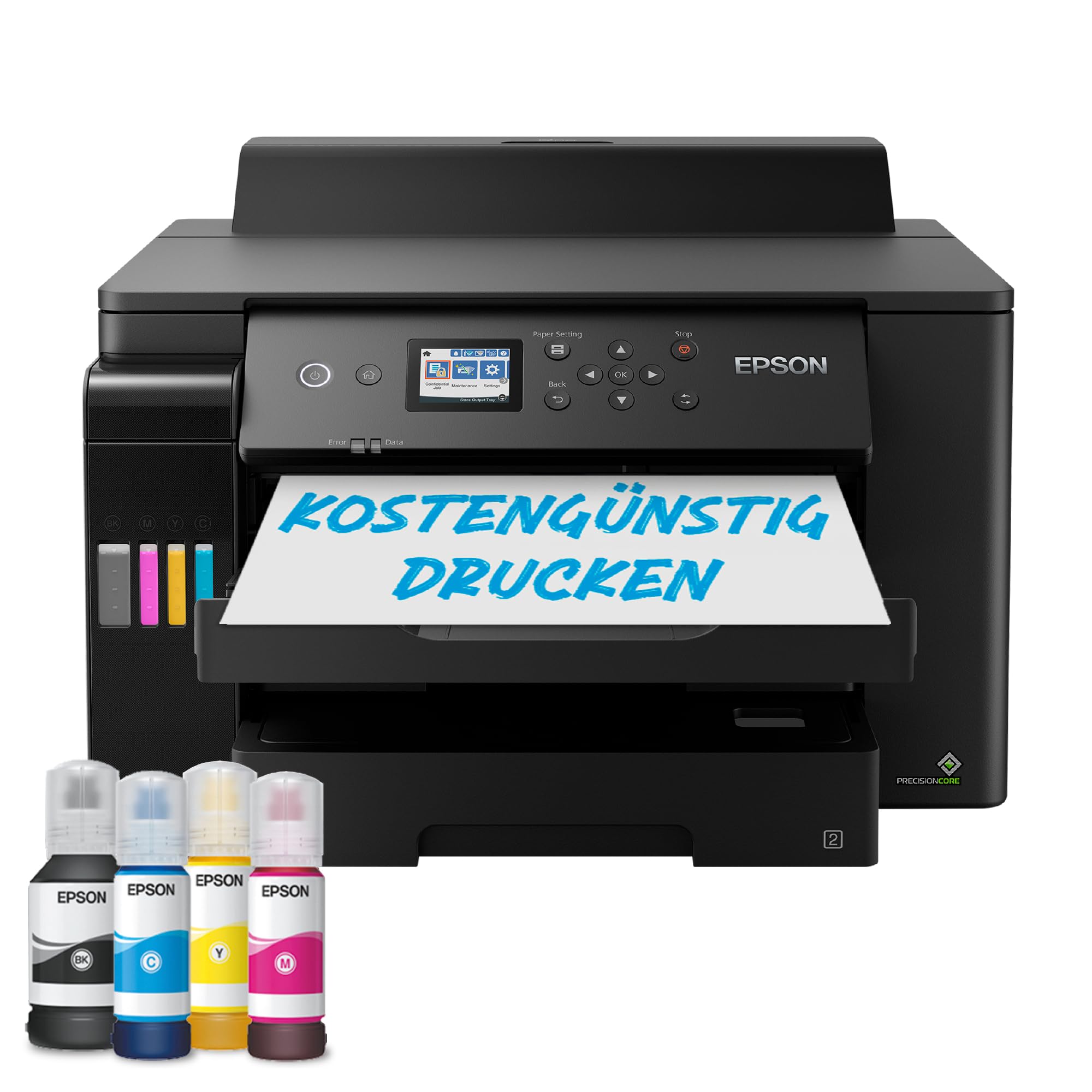 Epson EcoTank ET-16150 Tintentankdrucker | für kleine Büros & Unternehmen | WLAN | A3+ | Duplexdruck | 6.1 cm LCD-Display | inkl. Tinte für bis zu 3 Jahre