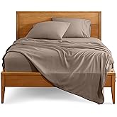 Bare Home King Sheet Set - Luxury 1800 Ultra-Soft Microfiber King Bed Sheets - Double Brushed - Deep Pockets - Easy Fit - 4 Piece Set - Bedding Sheets & Pillowcases (King, Taupe)