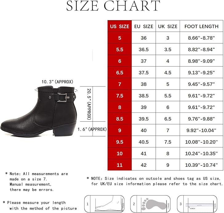 LifeStep Women's Low Chunky Heel Round Toe Side Zipper Ankle Booties