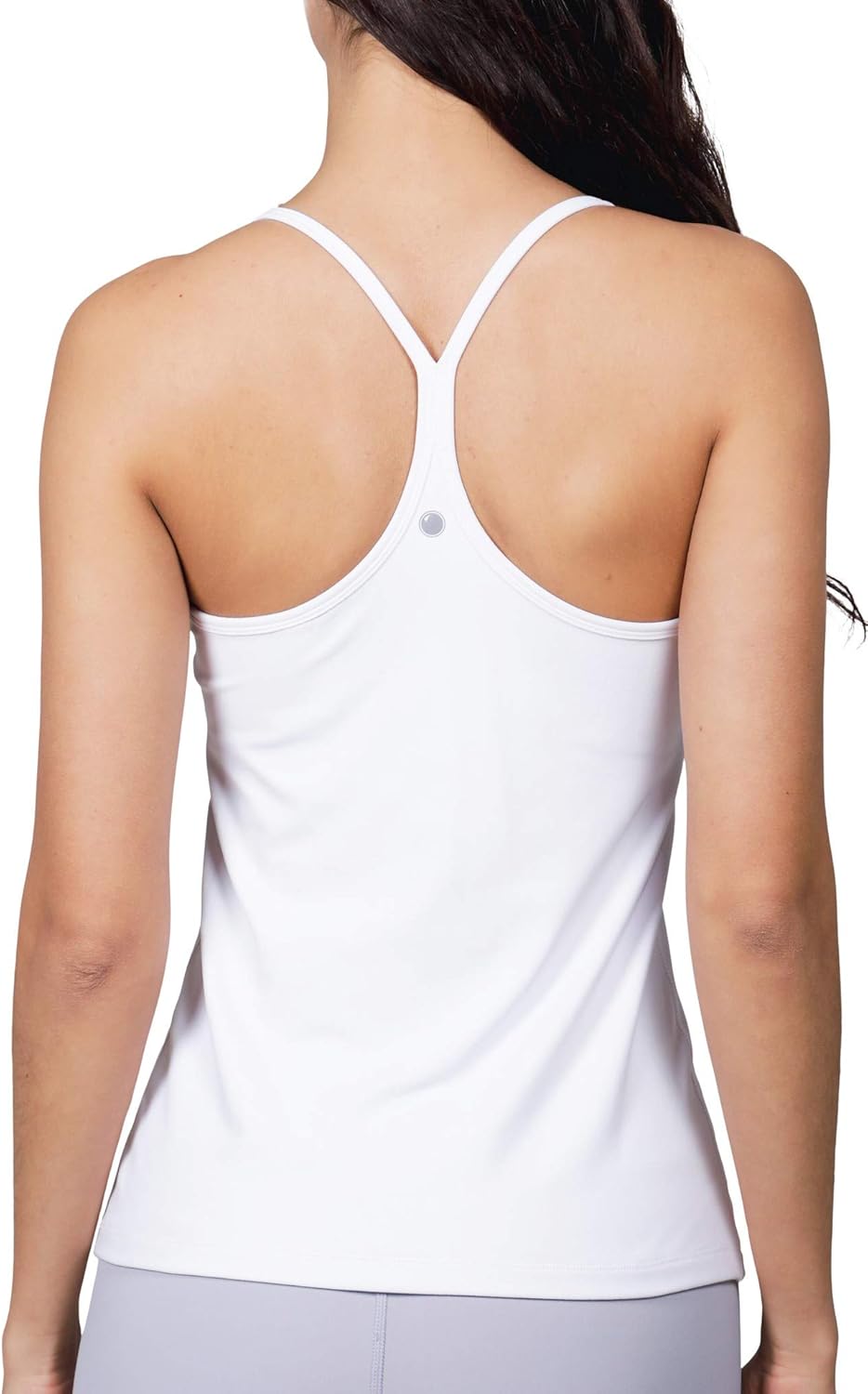 Yogalicious Ultra Soft Lightweight Camisole Tank Top with Built-in Support Bra at  Women’s Clothing store