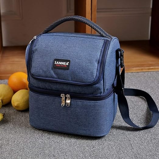 Bolsa Térmica Con Doble Compartimentos Aislamiento, 7L Bolsa ...