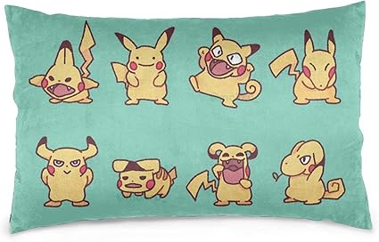 Amazon ミミッキュ ピカチュウ 枕カバー Danesi ピローケース まくらカバー ファスナー式 ふわふわ 肌に優しい 軽量 洗える 四季通用 おしゃれ 人気 アニメ キャラクター 50 75cm 枕カバー ピローケース オンライン通販