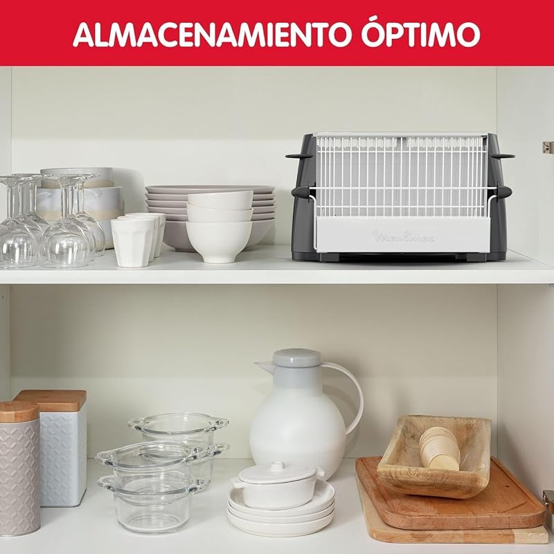 Multipan, Tostador Clásico, Para 4 Rebanadas, Inox y negro