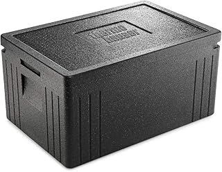 thermohauser EPP-Thermobox GN 1/1 Eco Line schwarz, mit Deckel, 45,0 L