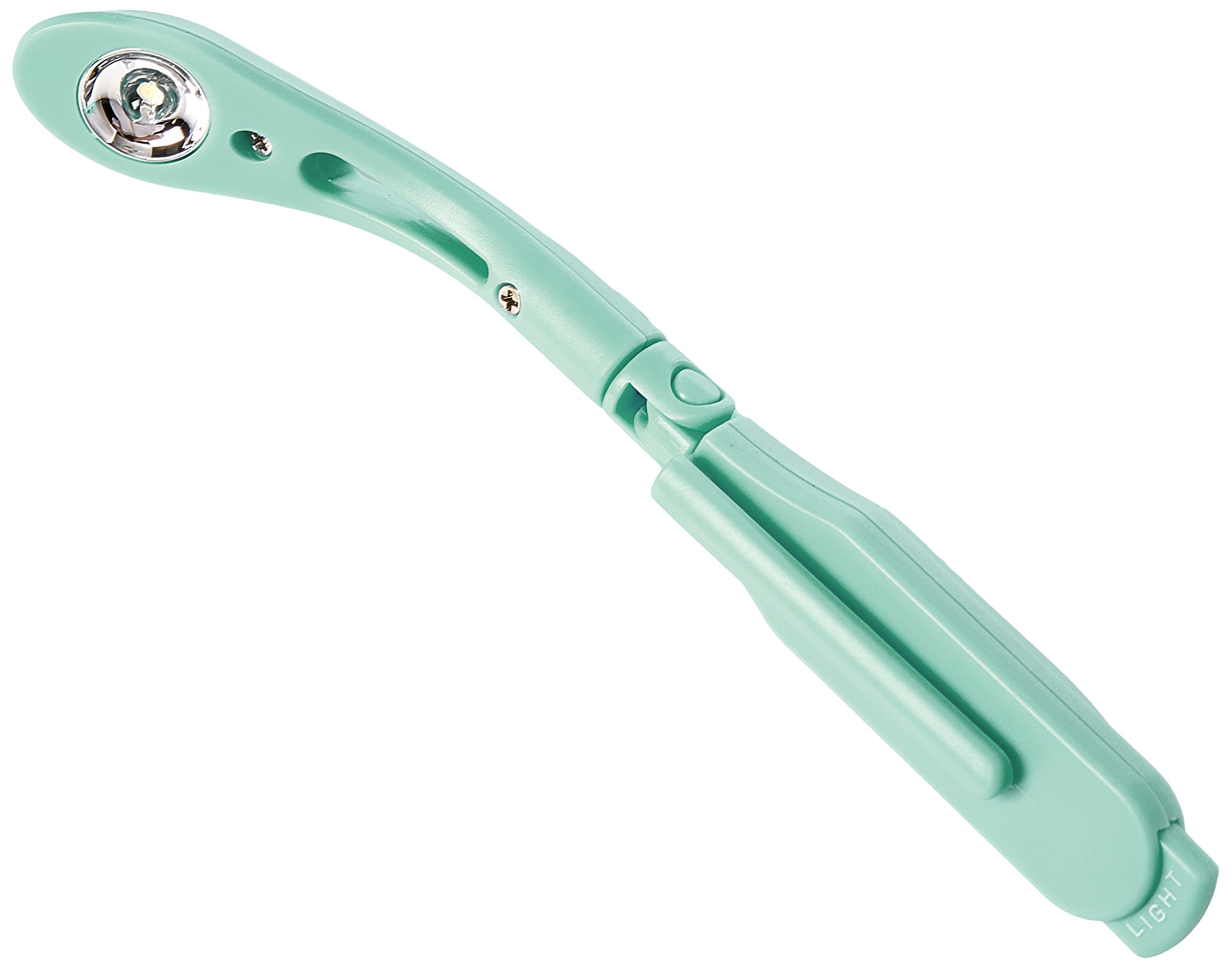 IF Really Tiny Book Light (Mint) – Compact Reading Lights for Books in Bed – Flexible Book Light Clip On – A Great Book Lamp with Batteries Included