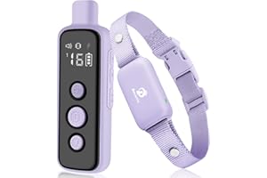 Bousnic Shock Collar for Dogs - Waterproof Rechargeable Dog Electric Training Collar with Remote for Small Medium Large Dogs 