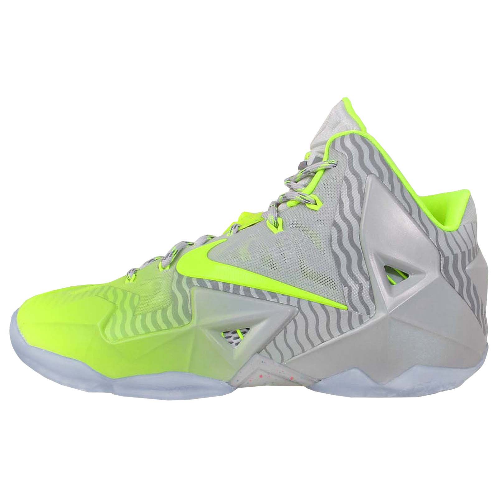 Nike Mens Lebron Xi Collection Mtlc Luster Volt Ice 9  display picture 2