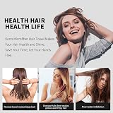 Good Nite 3 Pack Microfibre Hair Drying Towel Wrap Turbans 65x25 cm view 5