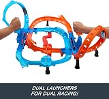 Hot Wheels Ultra Hots Blast Launch Face-Off Track Set with 2 Cars HXR71 view 3