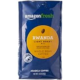 Amazon Fresh, Rwanda Whole Bean Coffee, Light Roast, 12 Ounce (Pack of 3)