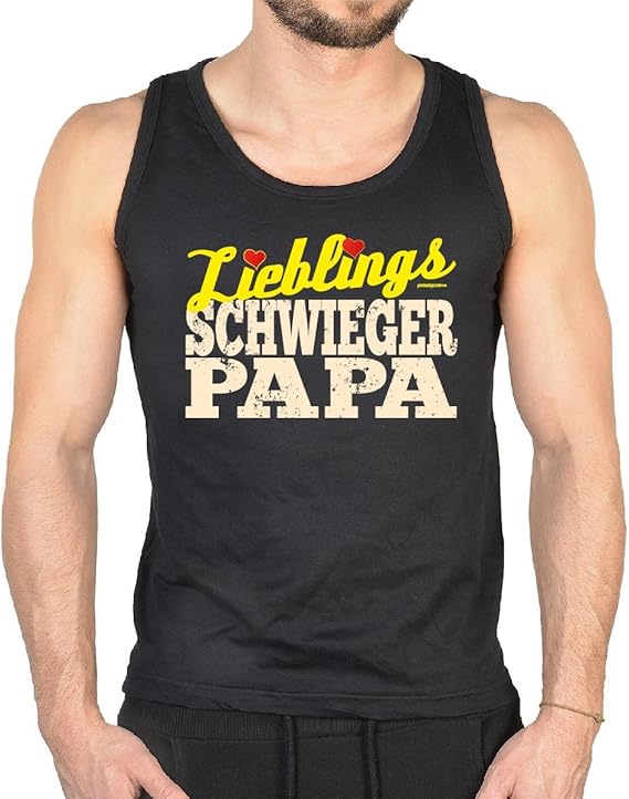 Männer Tank Top/FunTrägerShirt mit lustigen Sprüchen Lieblings