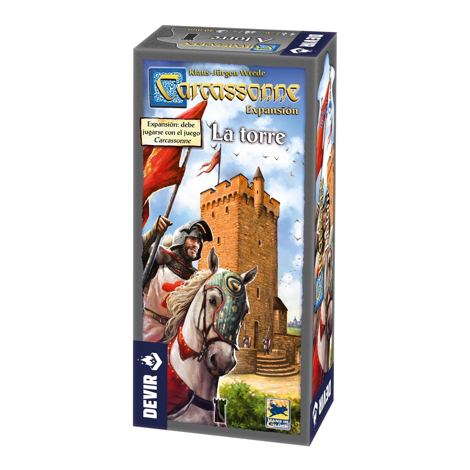 Carcassonne – Tower, Table Game (Devir) (bgcarto)
