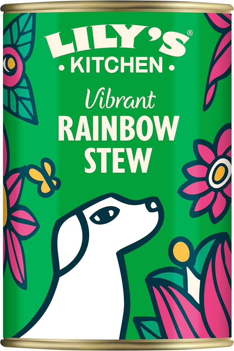 Lily's Kitchen Rainbow Stew Adult Wet Dog Food 6 x 400g Tin Plant Based