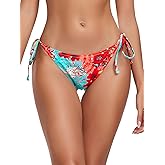 RELLECIGA Women's Side Tie Bikini Bottom