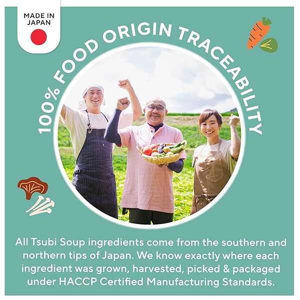 TSUBI SOUP, SOUP MISO WHITE SEAWEED TOFU, 1.6 OUNCE