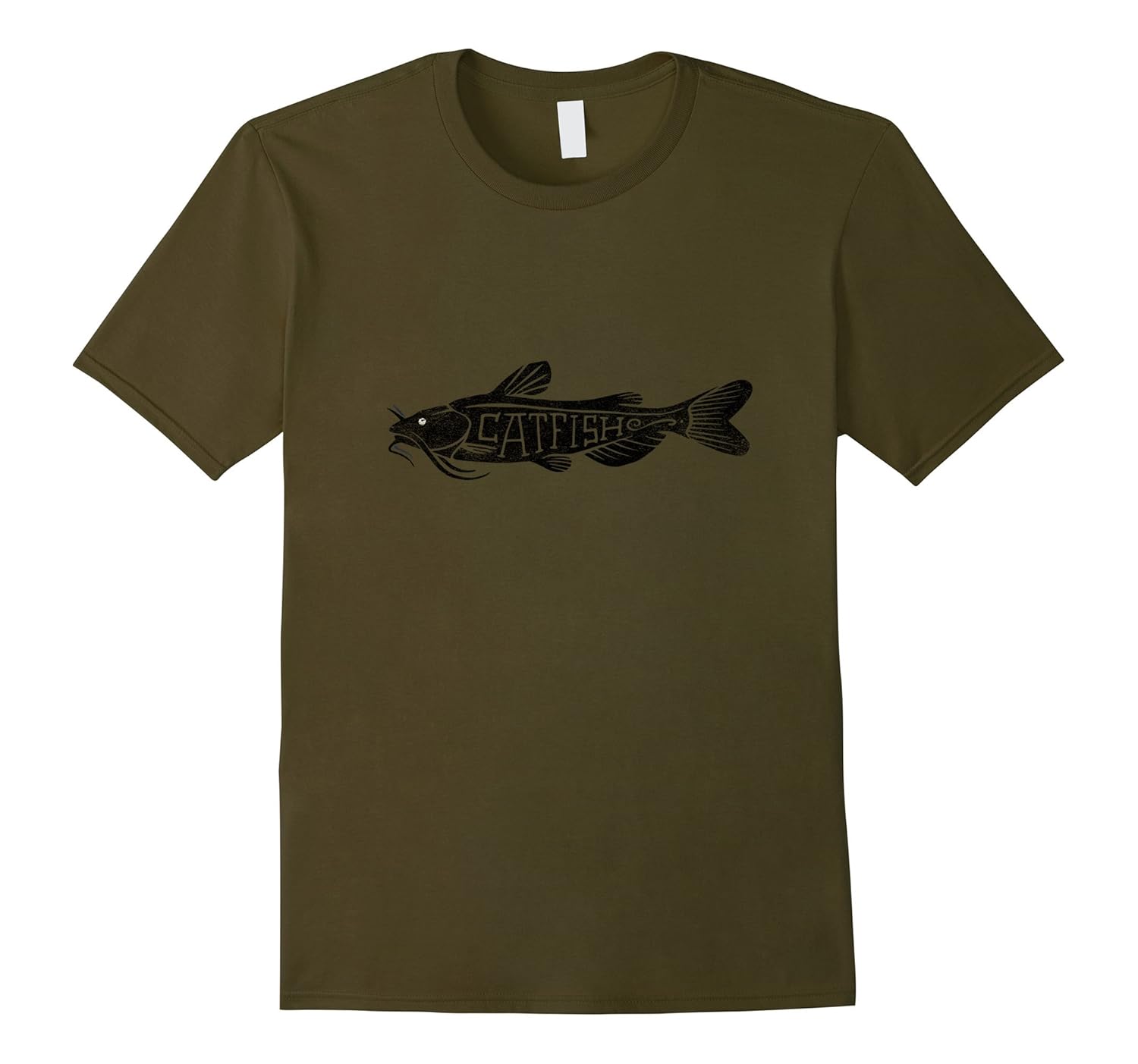 Catfish Fish Fishing Vintage TShirt ShirtCL Colamaga