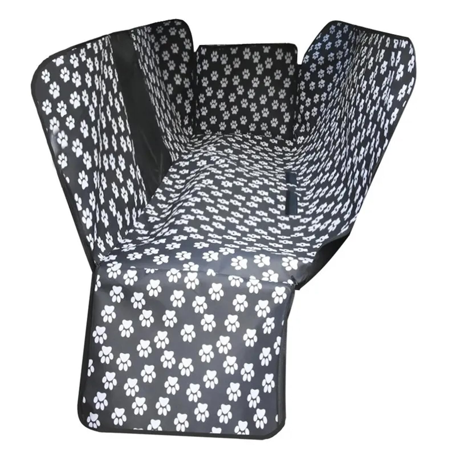 NCONCO Dog Seat Cover with Mesh Window Boot Protection Dog Car Dog Blanket Waterproof Pets Hammock Convertible Cover Waterproof Back Seat Covers with Side Flaps for Car SUV Truck