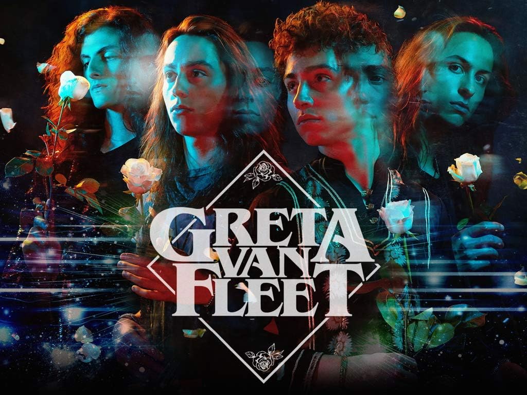 Greta Van Fleet Rock Band Group Awesome Vintage Unique Pop Art Decor Wall 32x24 Poster Print