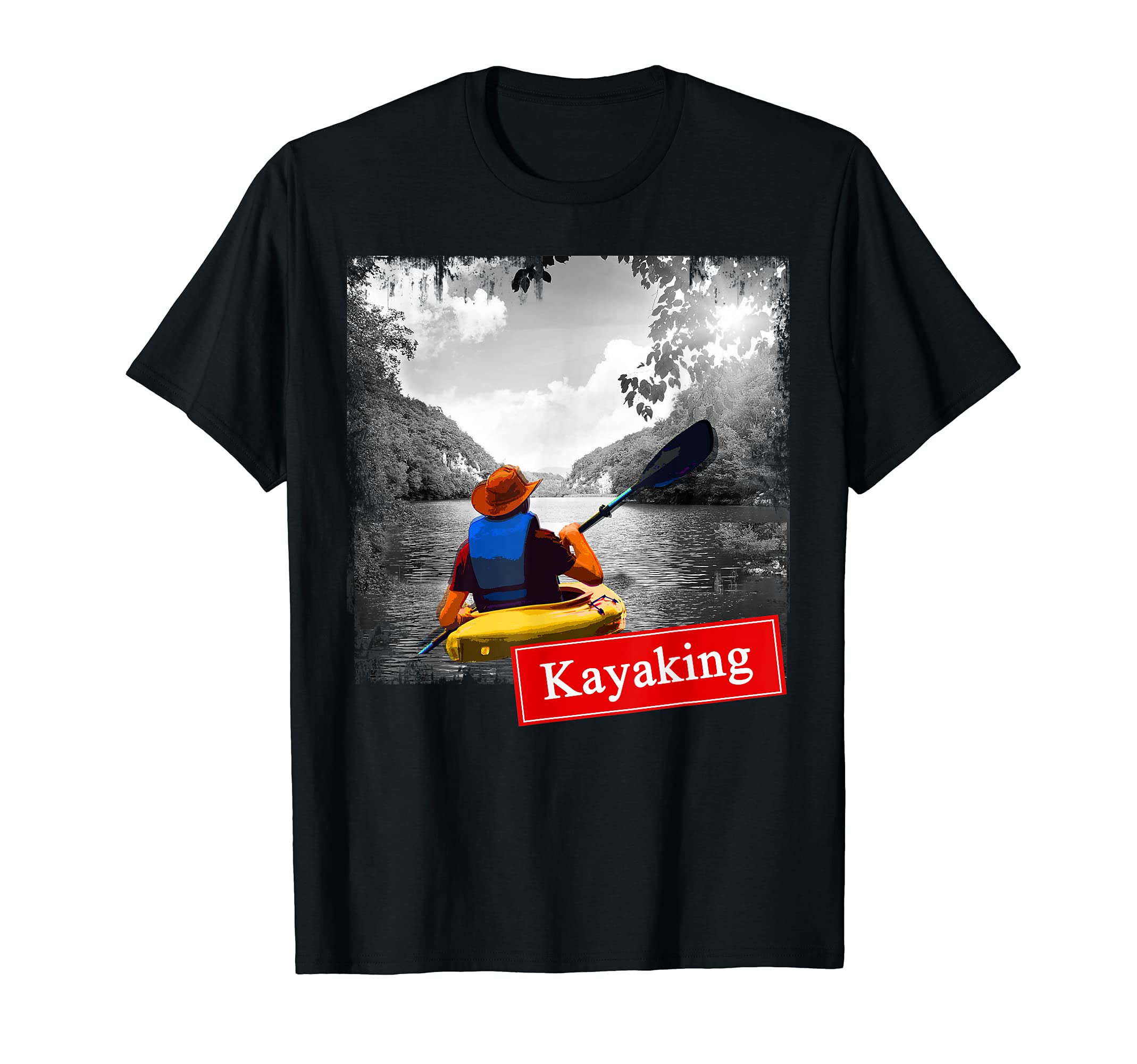 Kayaks apparel For Outdoor Adventure kayaking boating T-Shirt
