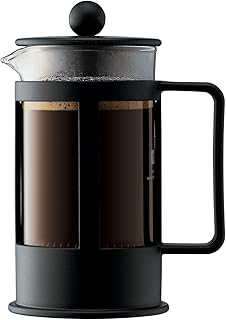 Bodum 1783-01 KENYA Kaffeebereiter (French Press System, Spülmaschinengeeignet, 0,35 liters) schwarz