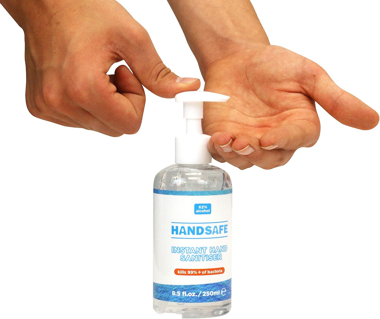 Handsafe, Sanitiser Gel, Hospital Grade Hand Sanitiser, Kills 99.9%+ Bacteria & Viruses - Image 4
