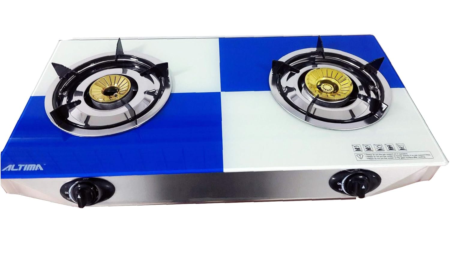 Hobs Nj Nsd 2 Portable 70cm Gas Stove 2 Burner Camping Indoor