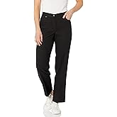 Ruby Rd. Women's Petite Classic Flat Front Denim Jean