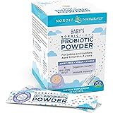 Nordic Naturals Baby’s Nordic Flora Probiotic Powder, Unflavored - 30 Packets - 4 Billion CFU - Digestive Health & Immune Sup