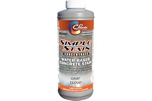 CLASSIC COATINGS SYSTEMS Classic Coatings | Simple Stain (Gray Cloud) | Concentrated | Water-Based, Semi-Transparent | Zero VOC, UV Stable | Interior/Exterior | Easy to Use, Fast Drying