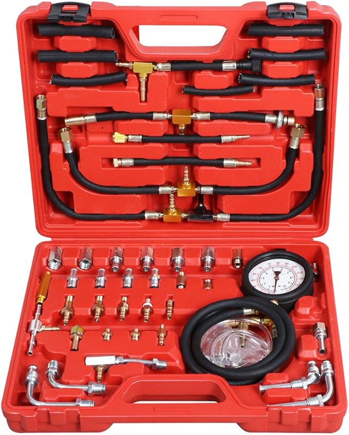 Versatile fuel pressure gauge kit features SODIAL(R) Deluxe Manometer