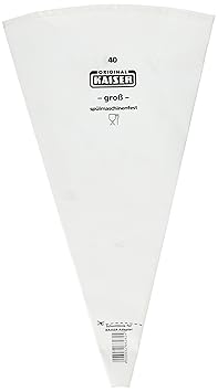 KAISER Spritzbeutel 40 cm Profi Dekorier-Center sehr stabile kochfeste Baumwolle wiederverwendbar extra glatte Innenbeschicht