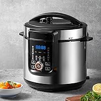 18-in-1 Pressure Cooker, 6 Quart, Slow Cooker, Rice Cooker, Soup Maker, Steamer, Saute, Multi-Use Programs, 9…