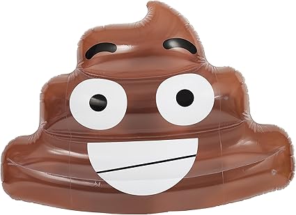 poop emoji float