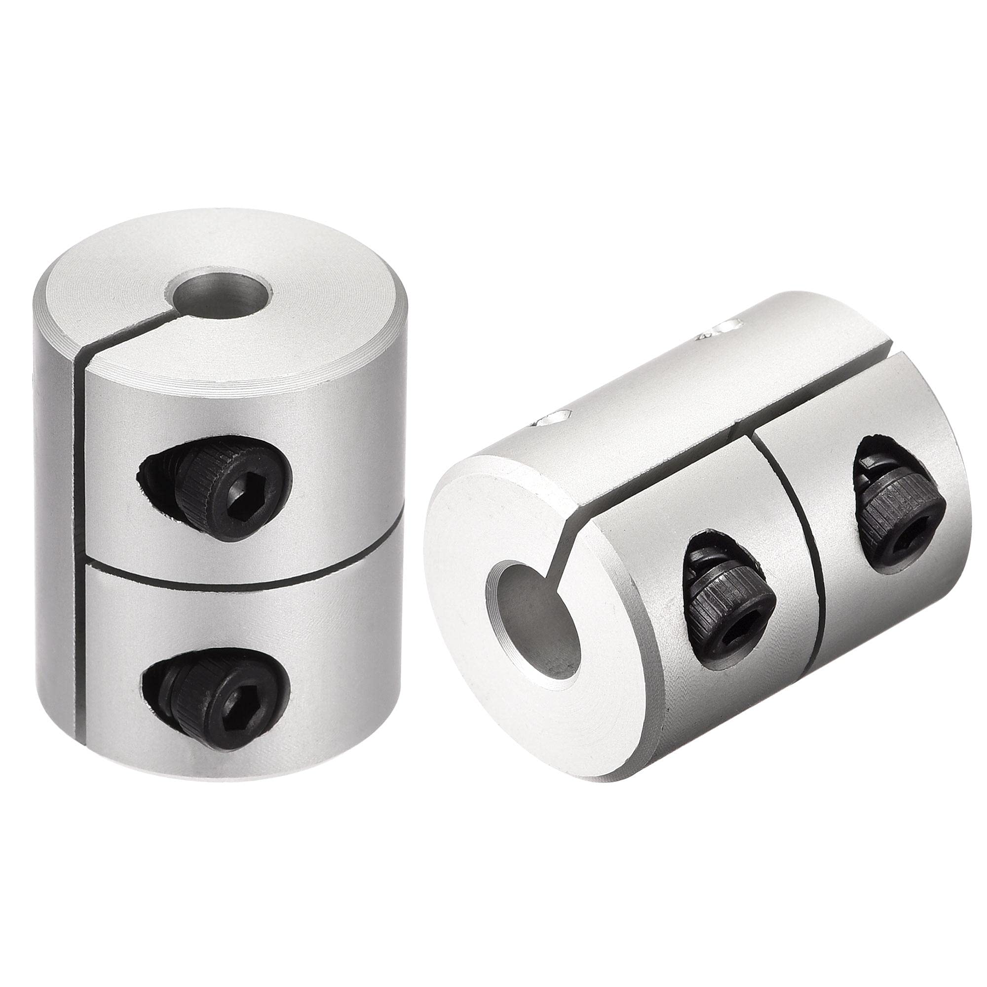 sourcing map 2pcs 5mm to 7mm Shaft Coupling 25mmx20mm Coupler Aluminum Alloy Joint Motor for 3D Printer CNC Machine DIY Encoder