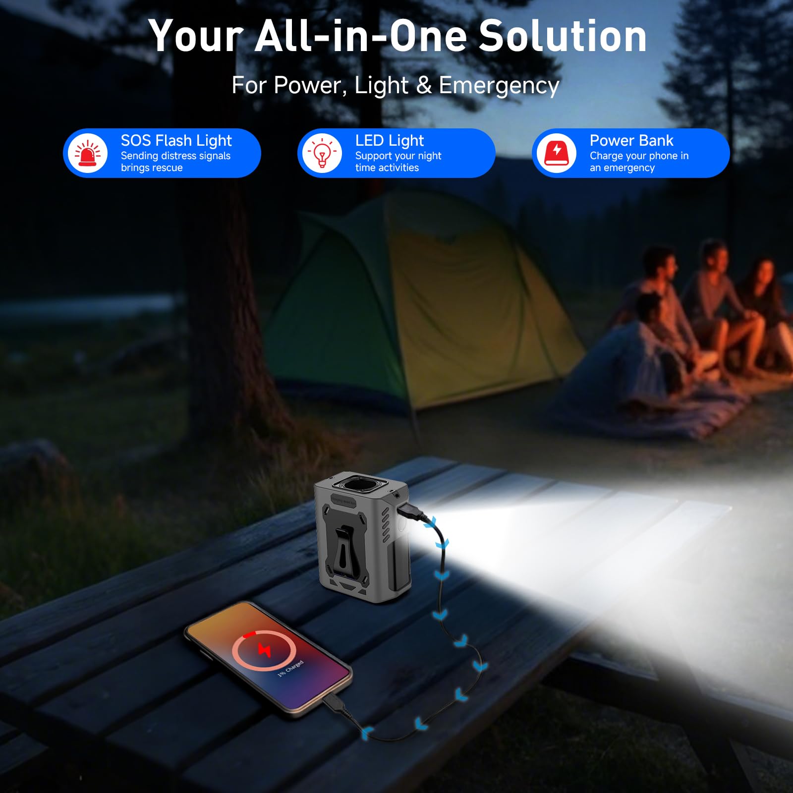 Portable Waist Fan, 5-Speed 14800RPM Strong Airflow, Personal Rechargeable Fan[Max 25H Working Time], 8000mAh Hands-Free Neck Fan, Wearable Belt Fans for Camping/Outdoor/Jobsite/Travel/Fishing