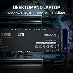 S201 2TB SSD, M.2 2280 SATA III 6Gb/s Internal