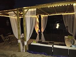 LE Cadena de luces LED 10m, alambre de cobre impermeable, 100 LED