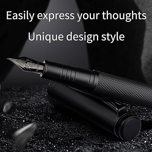 YONCOUX Pcs luxury Fountain Pen Fine Nib with Converter and - Main Image