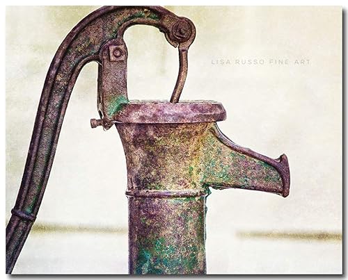 Amazon Com Rustic Bathroom Decor Vintage Water Pump Photograph