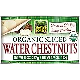 Native Forest Organic Sliced Water Chestnuts - 8 Ounce (Pack of 6) | Water Chestnuts, Sliced &amp; Canned, Organic