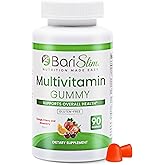 BariSlim Bariatric Chewable Multivitamin Gummies - Specially Formulated Gummy Vitamin for Patients After Weight Loss Surgery - Easy to Digest & Great Tasting Fruit Flavors | 90 Fruit Chews