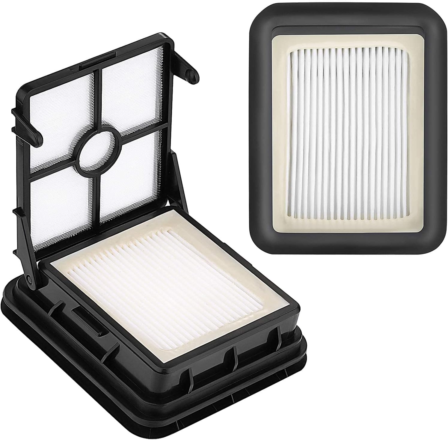 Brush Filter Replacement for Bissell CrossWave Floor and Area Rug Cleaner 3888A 2306A 1785 Serie, 2 Multi Surface Brush 1868 + 2 Filter 1866, Compare to Part 1608683,160-8683,1608684