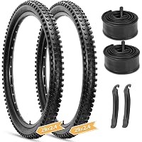 APEXRUN 20x1.75 Bike Tire & Tube Set – 2 Tires, 2 Tubes, 4 Levers – Perfect For BMX, Mountain & Hybrid Bikes