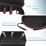 Glamgen Hat Case for 6 Baseball Caps Travel Organizer Bag w/ Extra Black Cap view 5