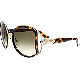 Salvatore Ferragamo SF719S 238 Womens Havana/Gold 52 mm Sunglasses