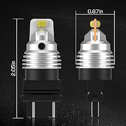 Alla Lighting T20 Wedge 7440 7443 LED Bulbs, Pure