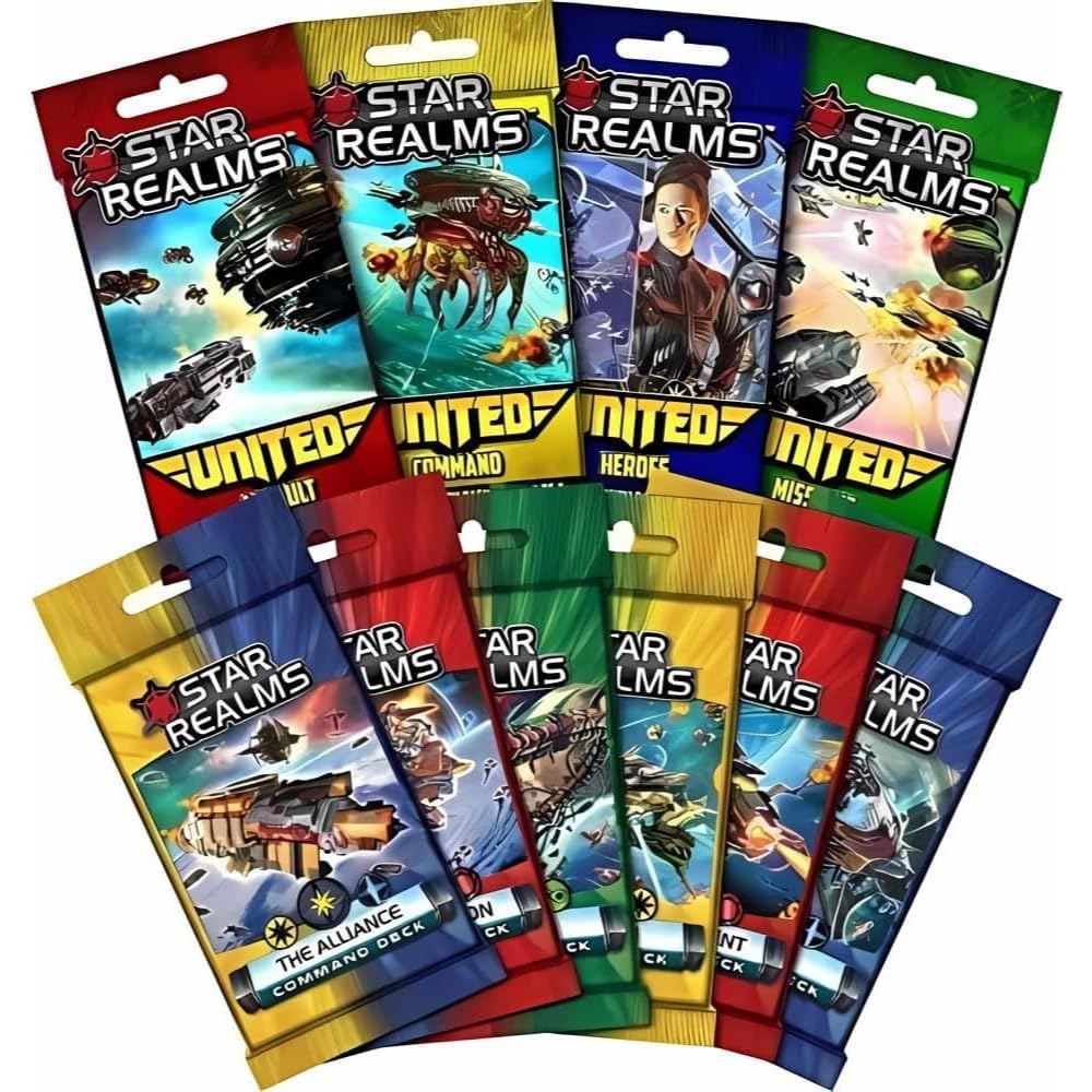 Star Realms Bundle: The Complete United and Command Deck Set