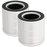 PUREBURG Replacement Filter Compatible with Vremi & HOKEKI VK-6067B Air Purifier,2-Pack 4-Stage Filtration Activated Carbon Air Clean