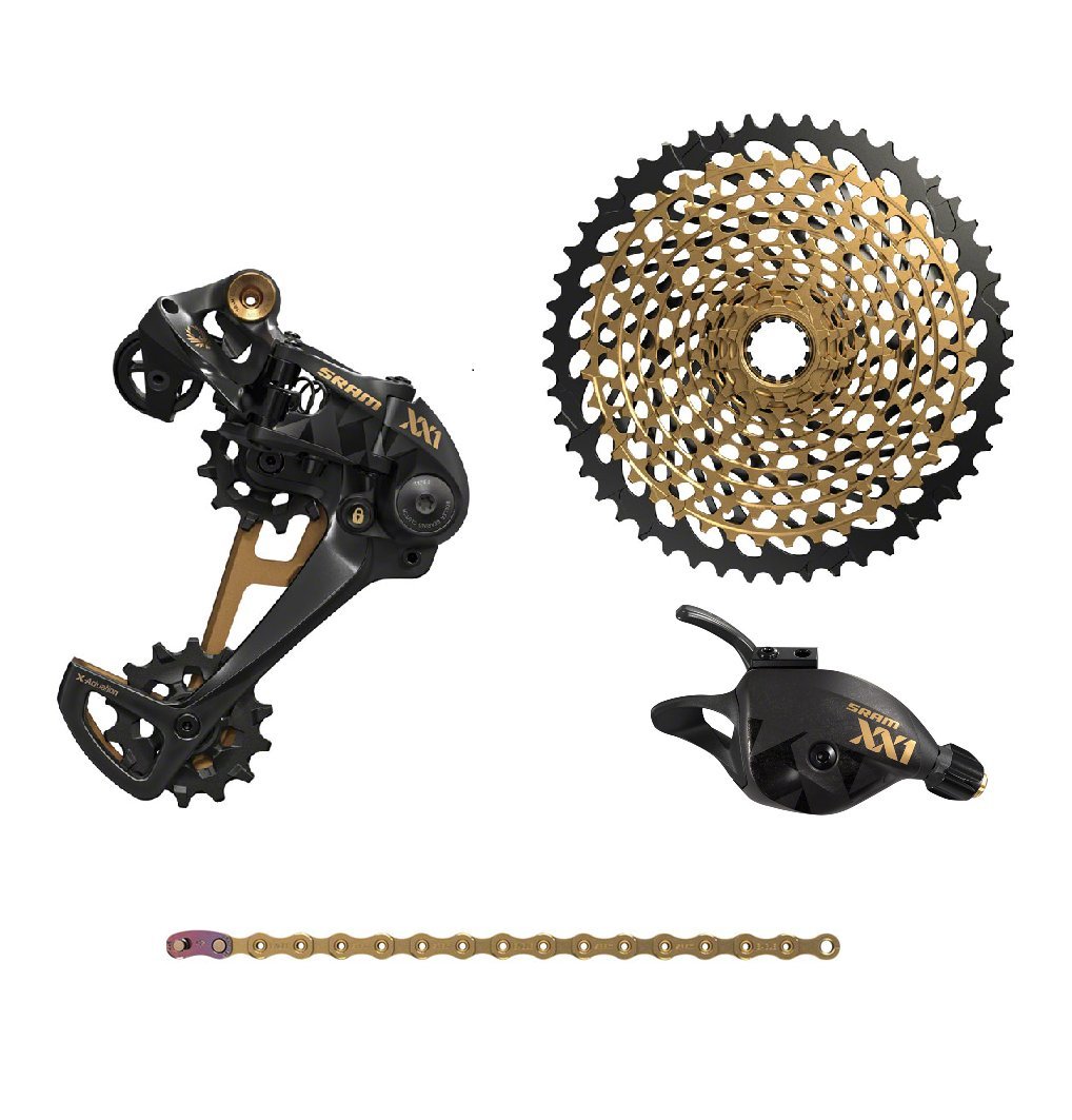 Sram Xx1 Eagle Blackgold 4 Piece Groupset Without Crankset